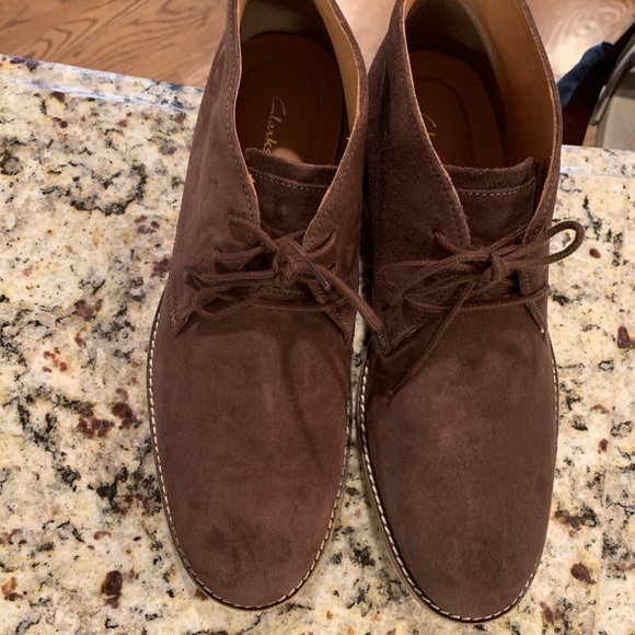 Clarks Brown Suede Chukka Boot